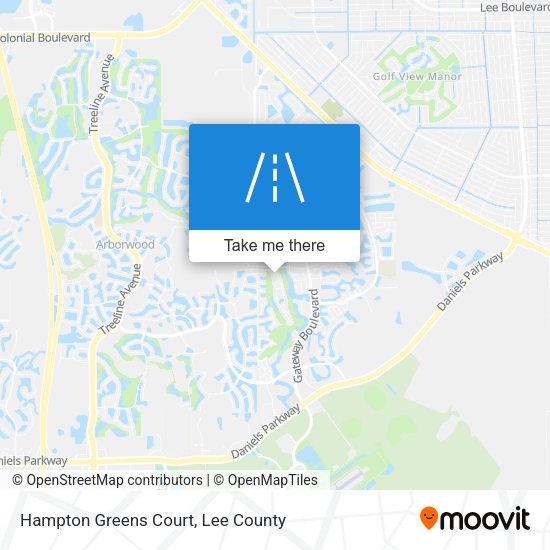 Hampton Greens Court map