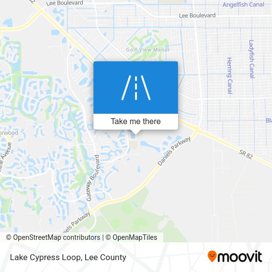 Mapa de Lake Cypress Loop