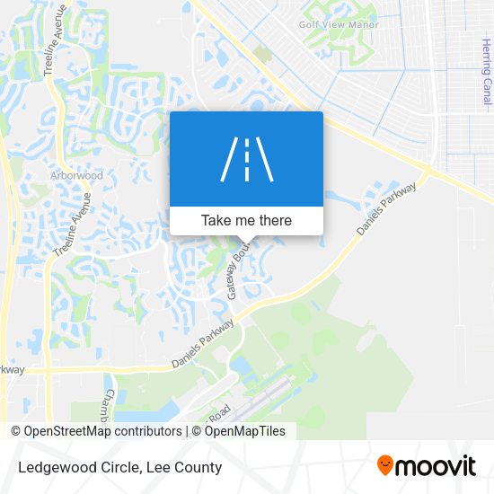 Ledgewood Circle map