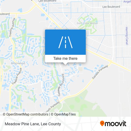 Meadow Pine Lane map