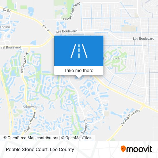 Mapa de Pebble Stone Court