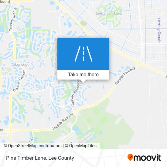 Mapa de Pine Timber Lane