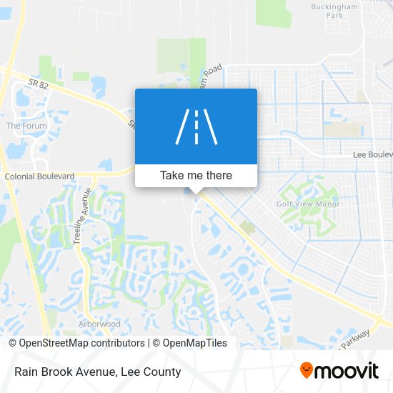 Mapa de Rain Brook Avenue