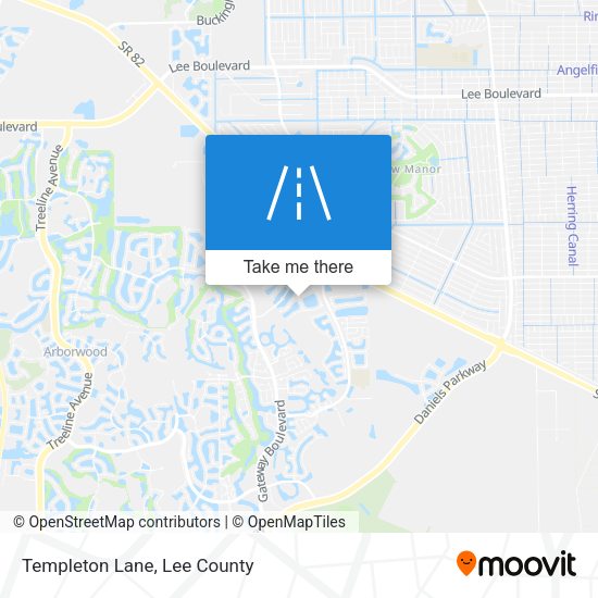 Mapa de Templeton Lane