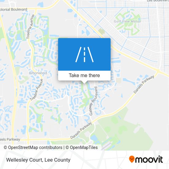Mapa de Wellesley Court