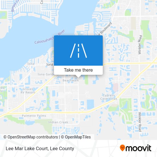 Mapa de Lee Mar Lake Court