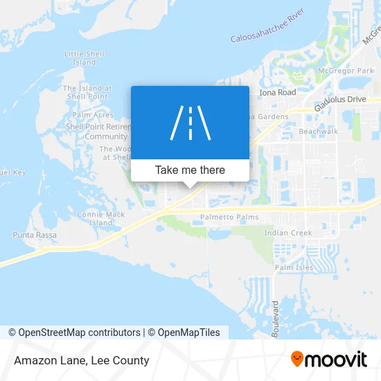 Amazon Lane map