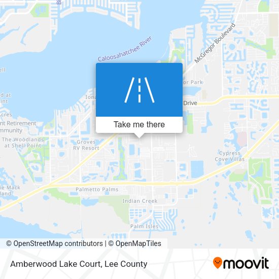 Amberwood Lake Court map