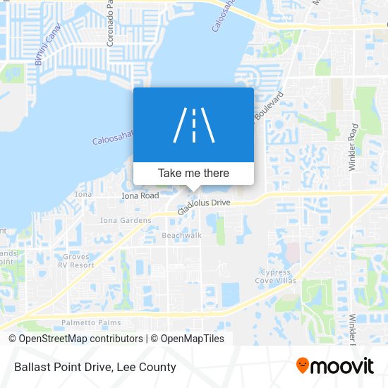 Mapa de Ballast Point Drive