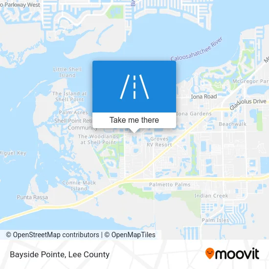 Bayside Pointe map