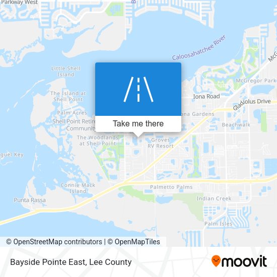 Bayside Pointe East map