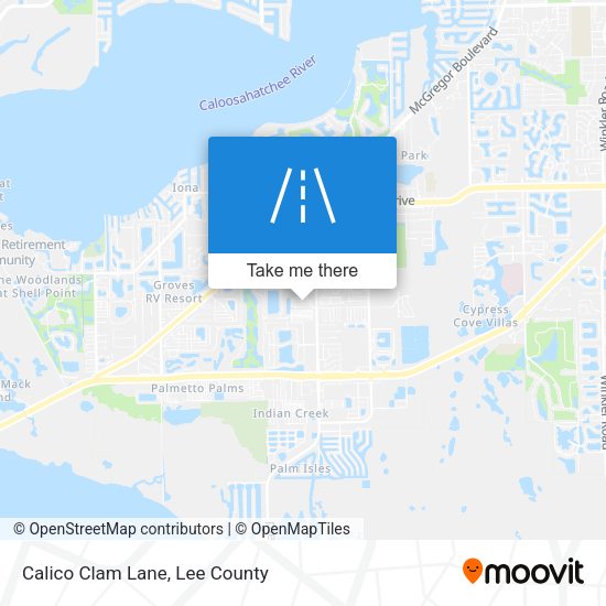 Mapa de Calico Clam Lane
