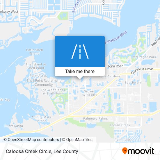 Caloosa Creek Circle map