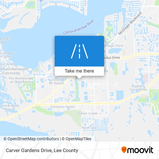 Mapa de Carver Gardens Drive
