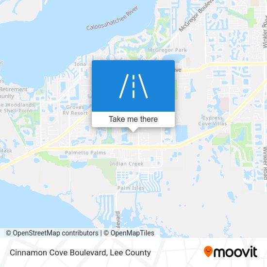 Cinnamon Cove Boulevard map