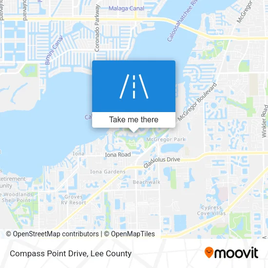 Compass Point Drive map
