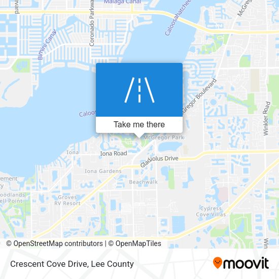 Crescent Cove Drive map