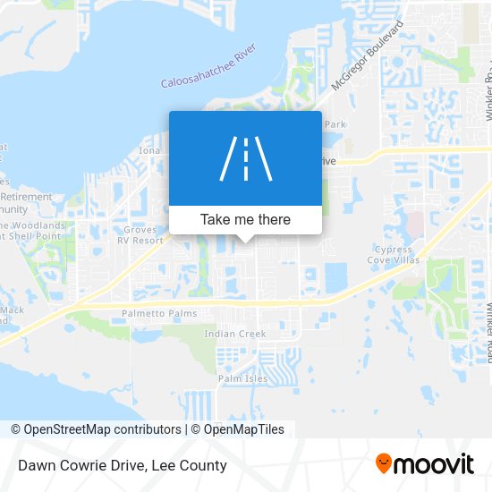 Dawn Cowrie Drive map