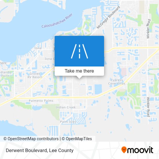 Derwent Boulevard map