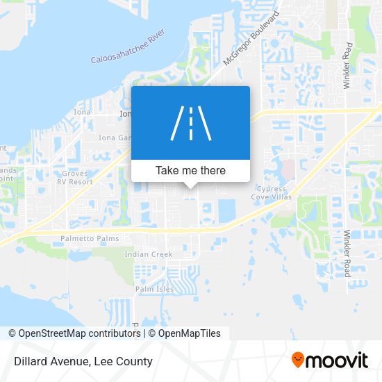 Mapa de Dillard Avenue