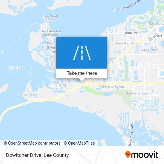Mapa de Dowitcher Drive