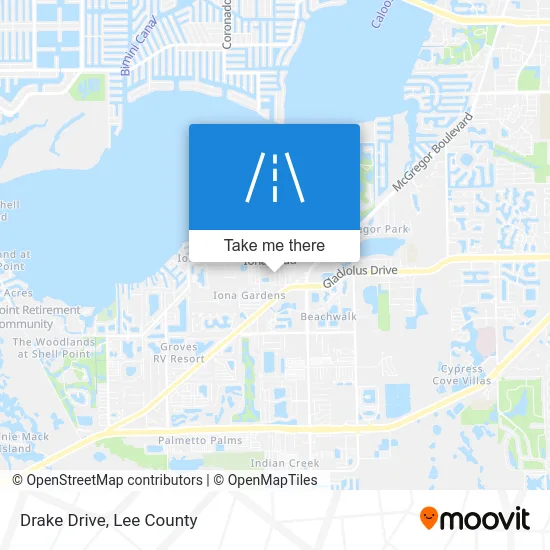 Drake Drive map