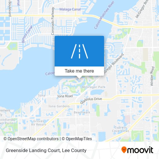Greenside Landing Court map