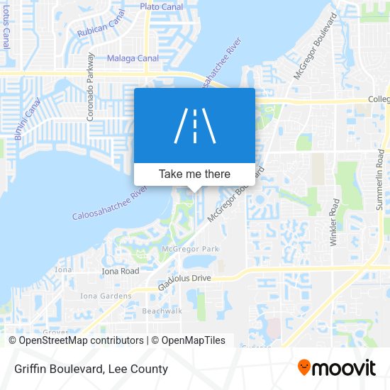 Griffin Boulevard map