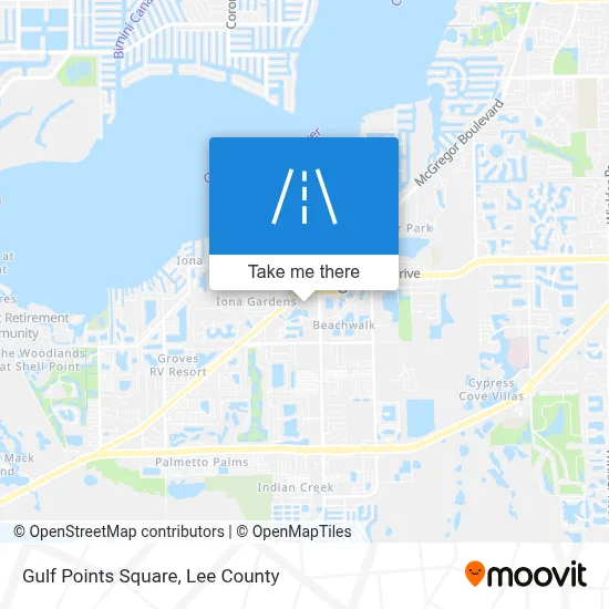 Gulf Points Square map