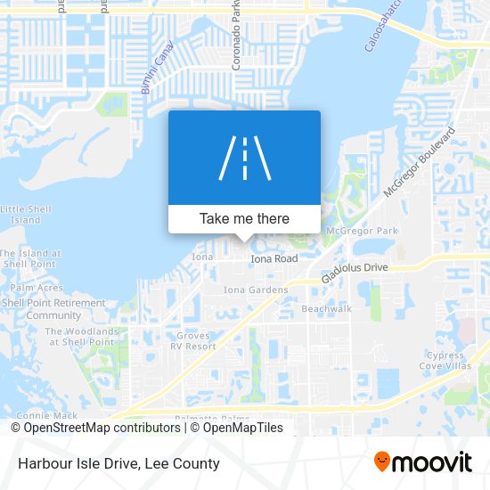 Harbour Isle Drive map
