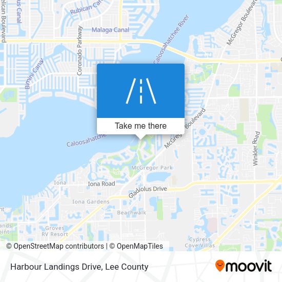 Mapa de Harbour Landings Drive