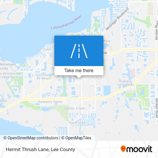 Hermit Thrush Lane map