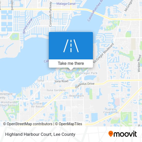 Highland Harbour Court map