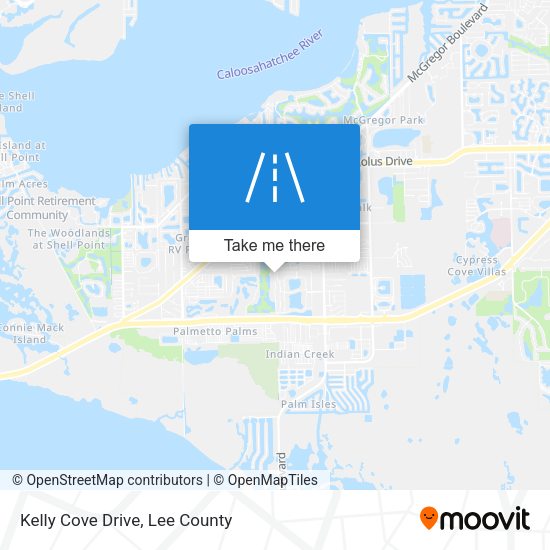 Kelly Cove Drive map
