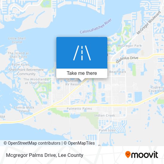 Mcgregor Palms Drive map
