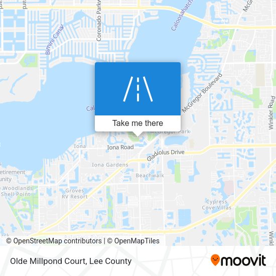 Olde Millpond Court map