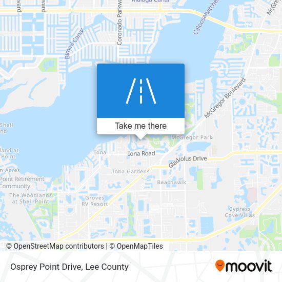 Osprey Point Drive map