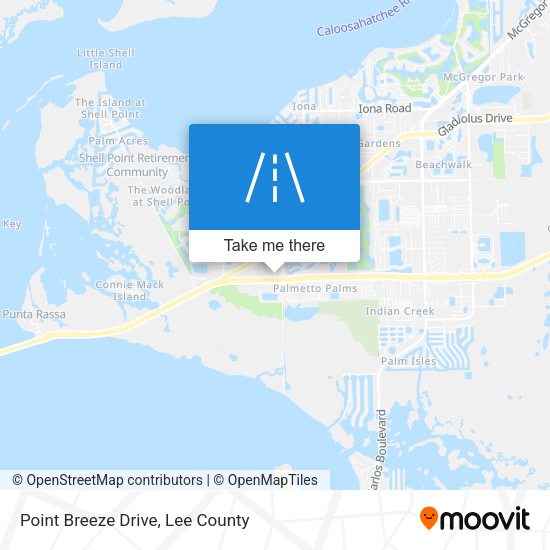 Point Breeze Drive map