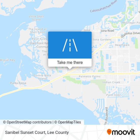 Sanibel Sunset Court map