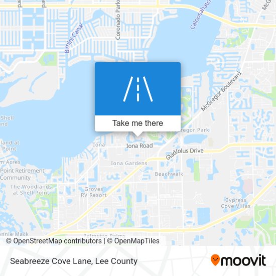 Seabreeze Cove Lane map