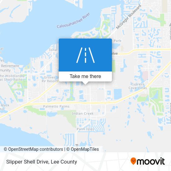 Slipper Shell Drive map