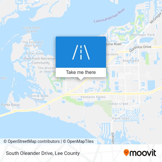 South Oleander Drive map