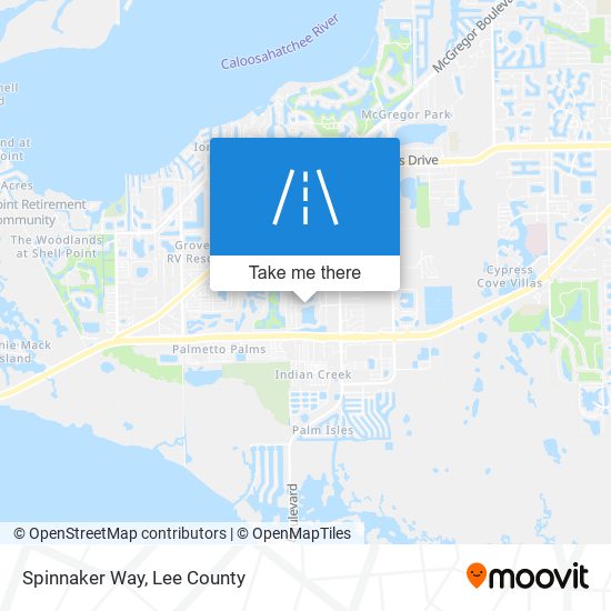 Spinnaker Way map