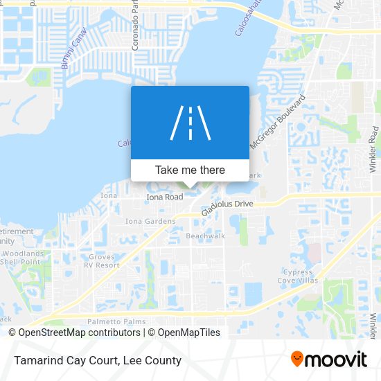 Mapa de Tamarind Cay Court