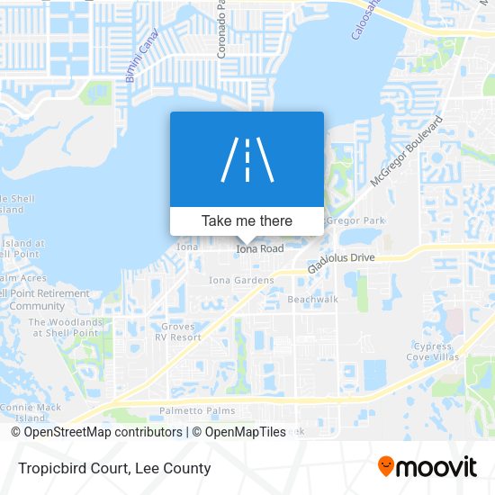 Tropicbird Court map
