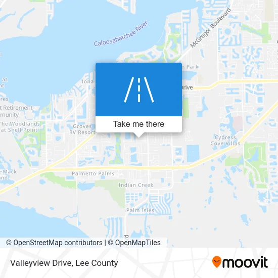 Valleyview Drive map