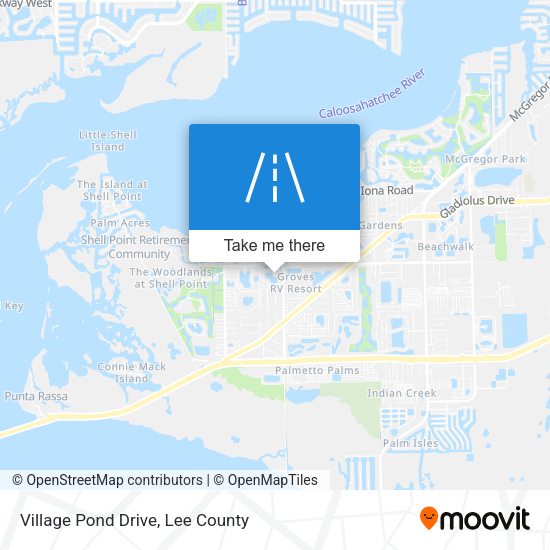 Village Pond Drive map