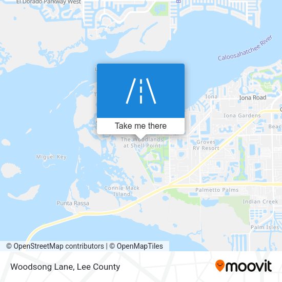 Mapa de Woodsong Lane