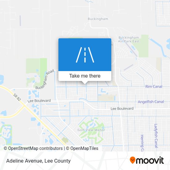 Mapa de Adeline Avenue