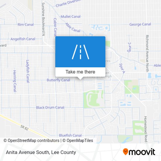 Mapa de Anita Avenue South